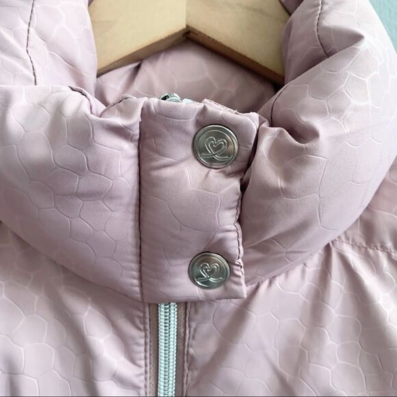 Daily Sports of Sweden Lavender Pink Padded Zip Up Vest Size Medium - Picture 3 of 7